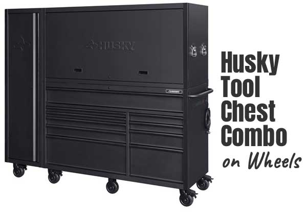 Husky Tool Chest Combo with Cabinets on Wheels