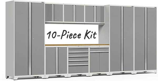 New Age garage Cabinet 10-Piece Kit