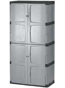 Rubbermaid Tall Cabinet with Lockable Doors