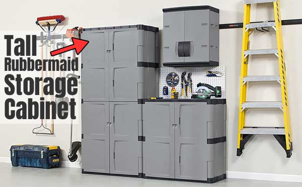 Rubbermaid Tall Storage Cabinet for Garage