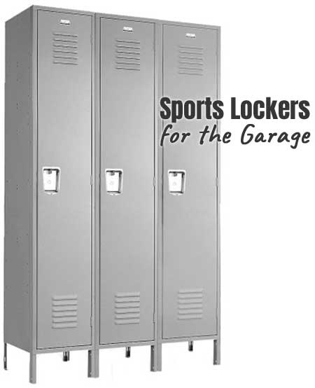 Sports Lockers for Garage Storage