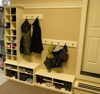 Easy DIY Garage Mudroom for Less than $60